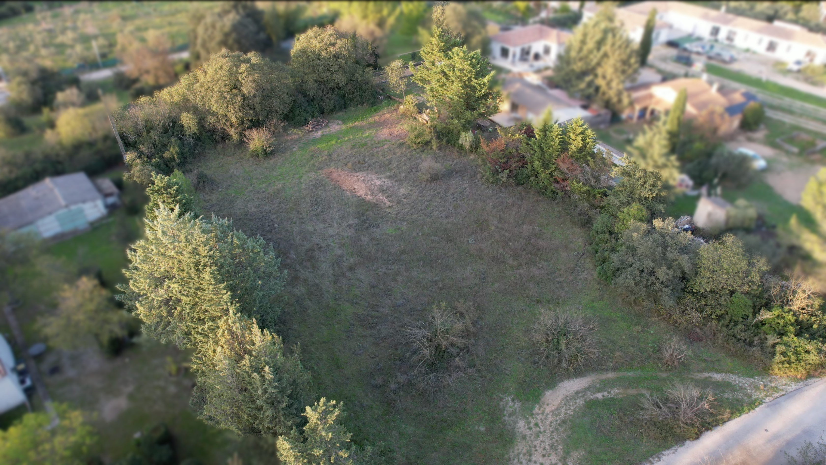 Terrain neutre flou